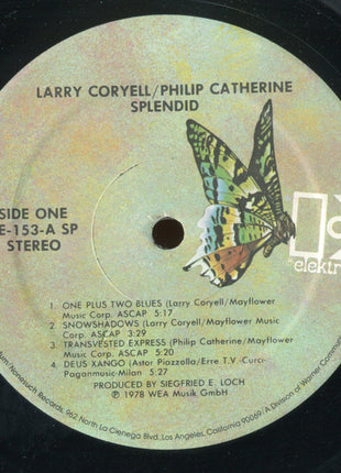 Larry Coryell / Philip Catherine : Splendid (LP, Album, Spe)