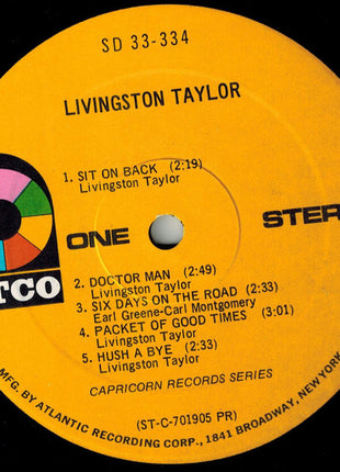 Livingston Taylor : Livingston Taylor (LP, Album, PR )