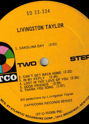 Livingston Taylor : Livingston Taylor (LP, Album, PR )