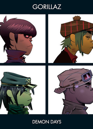 the album cover for Gorillaz - Demon Days