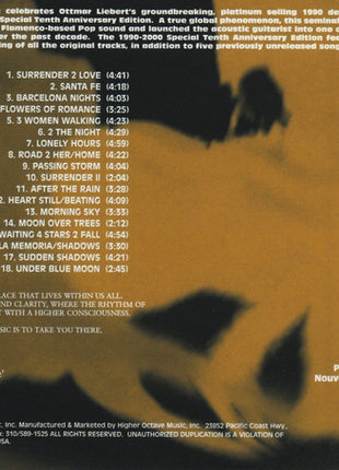 Ottmar Liebert : Nouveau Flamenco (1990-2000 Special Tenth Anniversary Edition) (CD, Album, RM, O-C)