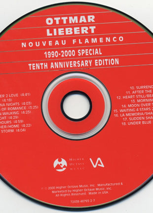 Ottmar Liebert : Nouveau Flamenco (1990-2000 Special Tenth Anniversary Edition) (CD, Album, RM, O-C)