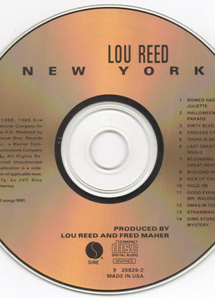 Lou Reed : New York (CD+G, Album)