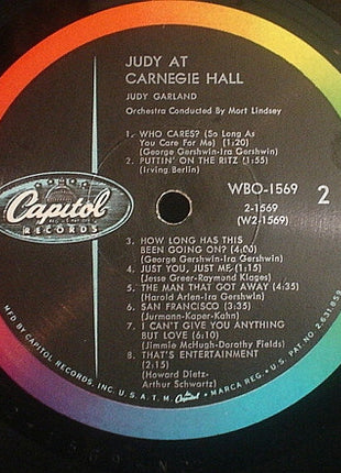 Judy Garland : Judy At Carnegie Hall - Judy In Person (2xLP, Album, Mono, Scr)