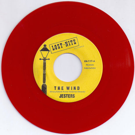 Jesters* : The Wind / Sally Green (7", Single, RE, Red)
