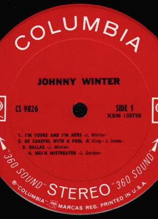 Johnny Winter : Johnny Winter (LP, Album, Pit)