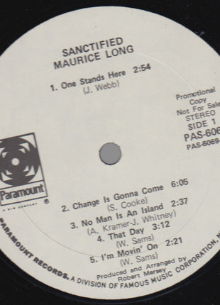 Maurice Long : Sanctified (LP, Album, Promo)