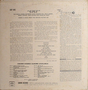 Various : Gigi  (LP, Album, RE, Red)