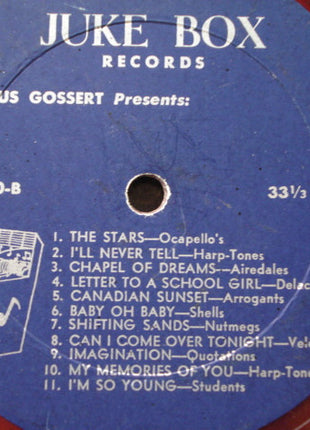 Various : Gus Gossert Presents, The Original New York, Doo-Wopp Album Vol. 1 (LP, Comp, Red)