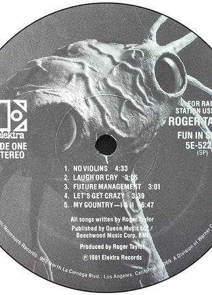 Roger Taylor : Roger Taylor's Fun In Space (LP, Album, Promo, Spe)