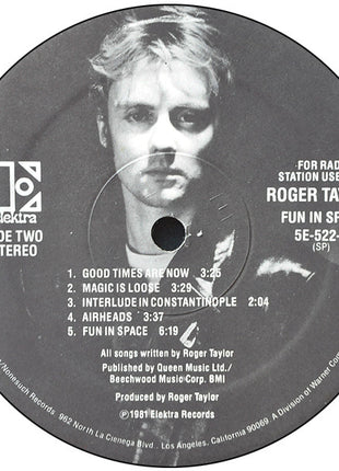 Roger Taylor : Roger Taylor's Fun In Space (LP, Album, Promo, Spe)
