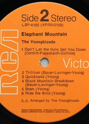 The Youngbloods : Elephant Mountain (LP, Album, RP, Ind)