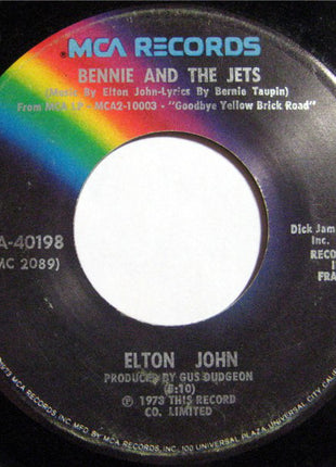 Elton John : Bennie And The Jets (7", Single, Glo)