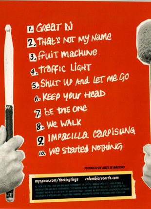 The Ting Tings : We Started Nothing (CD, Album, Red)