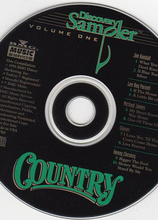 Various : Country (Discovery Sampler Volume One) (CD, Promo, Smplr)