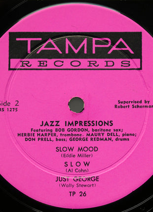The Bob Gordon Quintet* : Jazz Impressions (LP, Album, Mono)