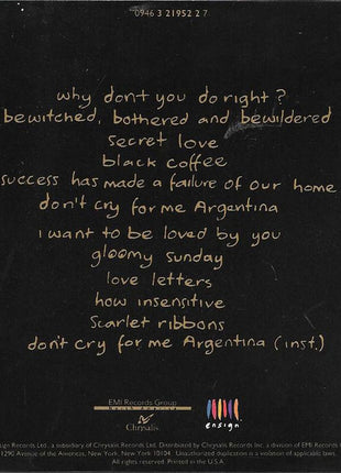 Sinéad O'Connor : Am I Not Your Girl? (CD, Album)
