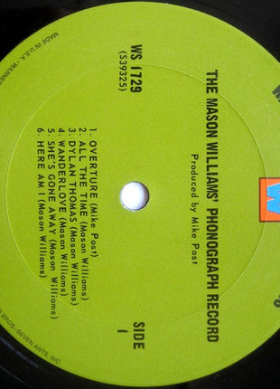 Mason Williams : The Mason Williams Phonograph Record (LP, Album, Pit)