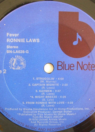 Ronnie Laws : Fever (LP, Album)