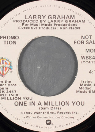 Larry Graham : One In A Million You (7", Single, Mono, Promo)