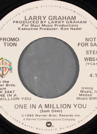 Larry Graham : One In A Million You (7", Single, Mono, Promo)