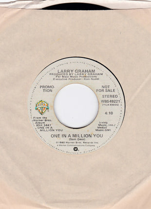 Larry Graham : One In A Million You (7", Single, Mono, Promo)