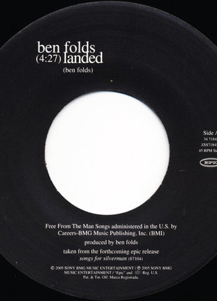 Ben Folds : Landed (7")