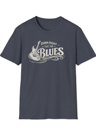 Damn Right , I Got The Blues T-Shirt — "Damn Right I Got The Blues" Vintage Music Tee
