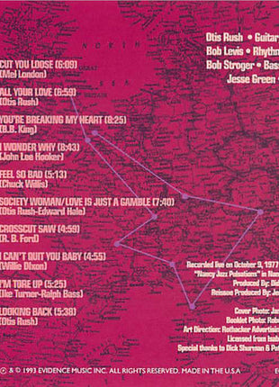 Otis Rush : Live In Europe (CD, Album, RE)