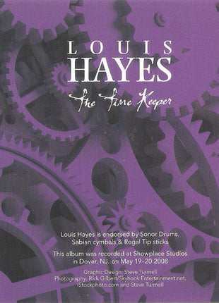 Louis Hayes : The Time Keeper (CD, Album)