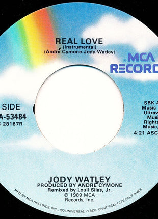 Jody Watley : Real Love (7", Single, Glo)