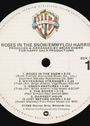 Emmylou Harris : Roses In The Snow (LP, Album, Los)