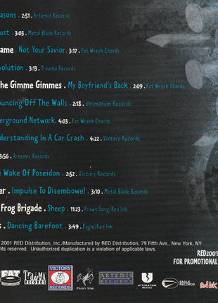 Various : Rock Selects (CD, Comp, Promo, Smplr)