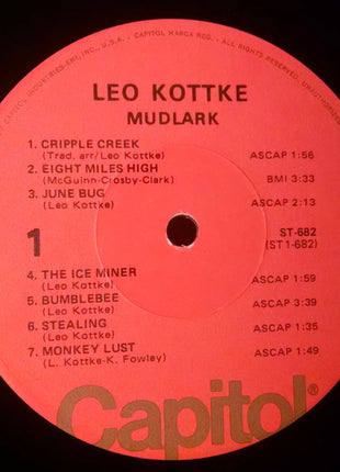 Leo Kottke : Mudlark (LP, Album, RE, Jac)