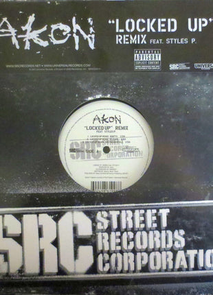 Akon Feat. Styles P.* : Locked Up (Remix) (12", Single)