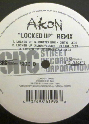 Akon Feat. Styles P.* : Locked Up (Remix) (12", Single)