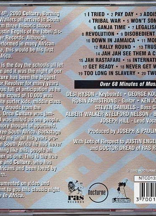 Culture : Live In Africa (CD)