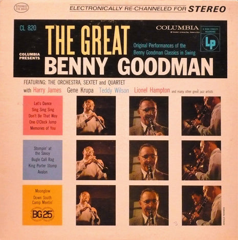 Benny Goodman : The Great Benny Goodman (LP, RE)