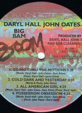 Daryl Hall & John Oates : Big Bam Boom (LP, Album, RE, Ind)