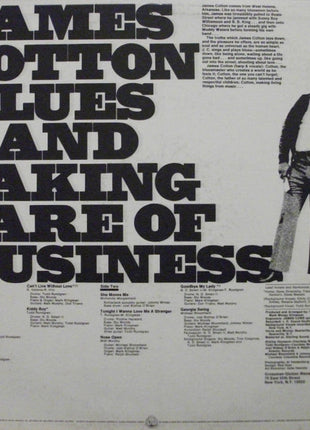 The James Cotton Blues Band : Taking Care Of Business (LP, Album, Win)
