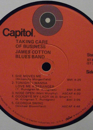 The James Cotton Blues Band : Taking Care Of Business (LP, Album, Win)