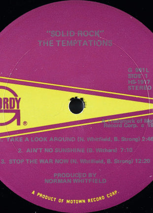 The Temptations : Solid Rock (LP, Album, San)