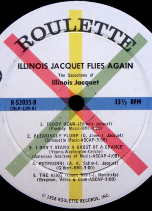 Illinois Jacquet : Illinois Jacquet Flies Again (LP, Album, Mono)