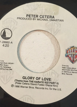 Peter Cetera : Glory Of Love (7", Single)