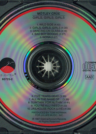 Mötley Crüe : Girls, Girls, Girls (CD, Album)