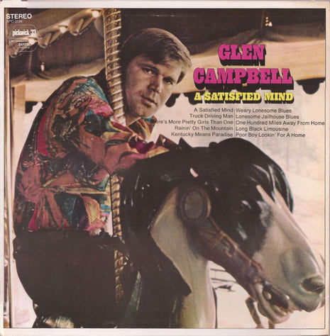Glen Campbell : A Satisfied Mind (LP, Comp)