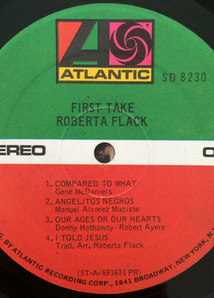 Roberta Flack : First Take (LP, Album, PR )