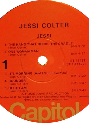 Jessi Colter : Jessi (LP, Album, Win)