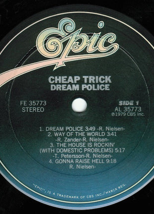 Cheap Trick : Dream Police (LP, Album, Gat)