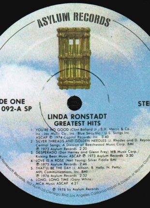 Linda Ronstadt : Greatest Hits (LP, Comp, Gat)